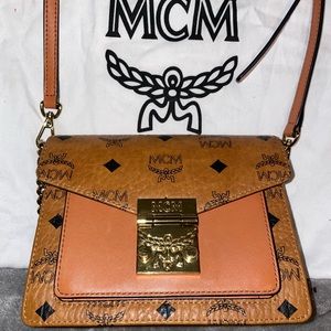 MCM Patricia Visetos Crossbody Bag